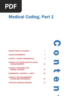 Medical Coding 1 1 Study Guide 1 International - 