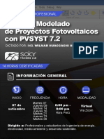 Brochure Curso Diseño Modelado de Proyectos Fotovoltaicos Con PVSYST 7.2-1