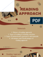 Reading Approach: Amelia Mulyani Aulia Nur Fitri Lestari Nabila Fitria