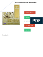 Microeconomia, Teoria Del Precio Ysus Aplicaciones PDF - Descargar, Leer DESCARGAR LEER ENGLISH VERSION DOWNLOAD READ. Descripción