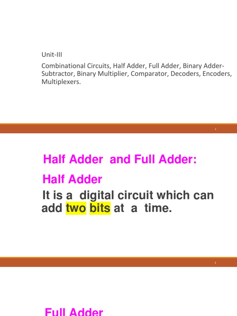 Combinational Circuits Overview | PDF | Computer Data | Digital Electronics