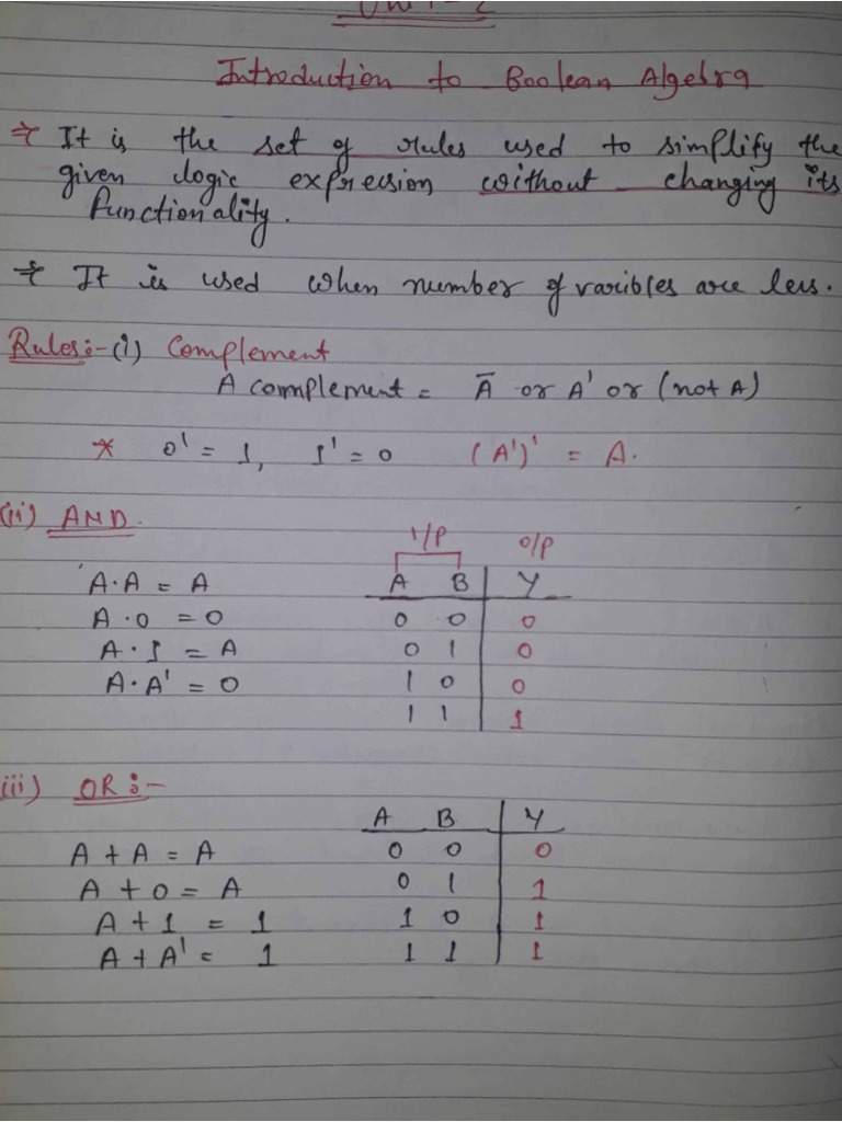 Unit 2 Digital Electronics PDF