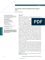 The Effect of Aquatic Exercise Therapy on Muscle Strength and Joint's Range of Motion in Hemophilia Patients