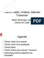Teknik Radio, Antena, Saluran Transmisi: Materi Bimbingan Ujian Orari Dki 2006