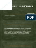 Capacidades pulmonares y espirometría