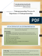 Lecture 3: Entrepreneurship Process & Importance of Entrepreneurship