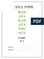 Modul PDPR BKD t1