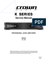 K Series K Series K Series K Series K Series: Service Manual