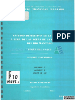 ANA Estudio Definitivo de La Derivación A Lima de Las Aguas de La Cuenca Alta Del Río Mantaro