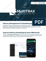 Delivery Management & Scheduling Application