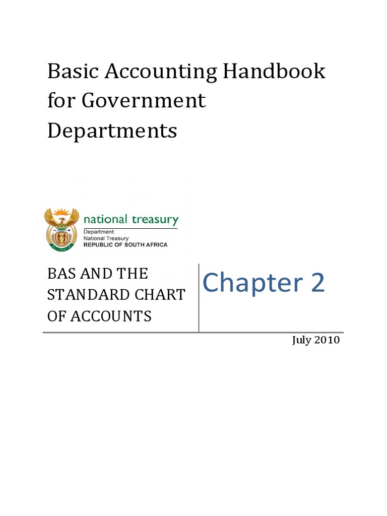 Chapter 2 BAS and The Standard Chart of Accounts PDF Payments