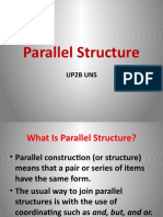 Parallel Structure: Up2B Uns