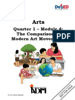 Quarter 1 - Module 4: The Comparison of Modern Art Movements
