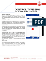 Level Control Type Eph: High - Level Alarm - Pump Start/Stop
