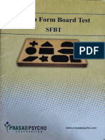 Seguin Form Board Test Manual