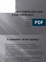 Perform Bus Topology and Star Topology
