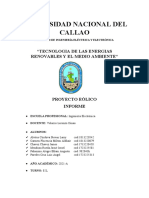 UNIVERSIDAD NACIONAL DEL CALLAO - PROYECTO EÓLICO