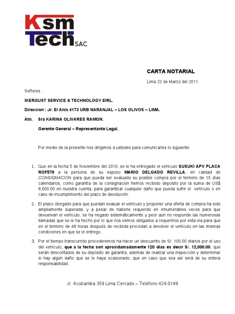 Carta Devolucion De Dinero Por Compra De Vehiculo Top Quotes c