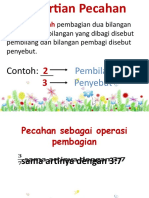 1. a. Pengertian Pecahan