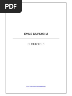 Download Emile Durkheim - El Suicidio by Psi Espacio SN5301993 doc pdf