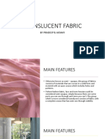 Translucent Fabric: by Pradeep & Akshay
