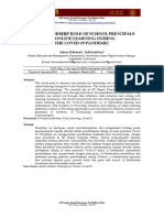 The Leardership Role of School Principals in Online Learning During The Covid-19 Pandemic