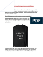 What Is The Process For Printing Custom Sweatshirts at Printland?