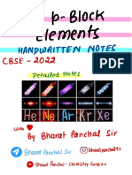 Class 12 P Block Elements by Bharat Panchal