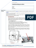 Troubleshooting Procedure (TRO High-Low Alarm)