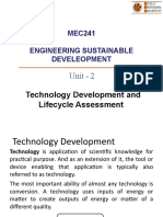 MEC241 Engineering Sustainable Develeopment: Technology Development and