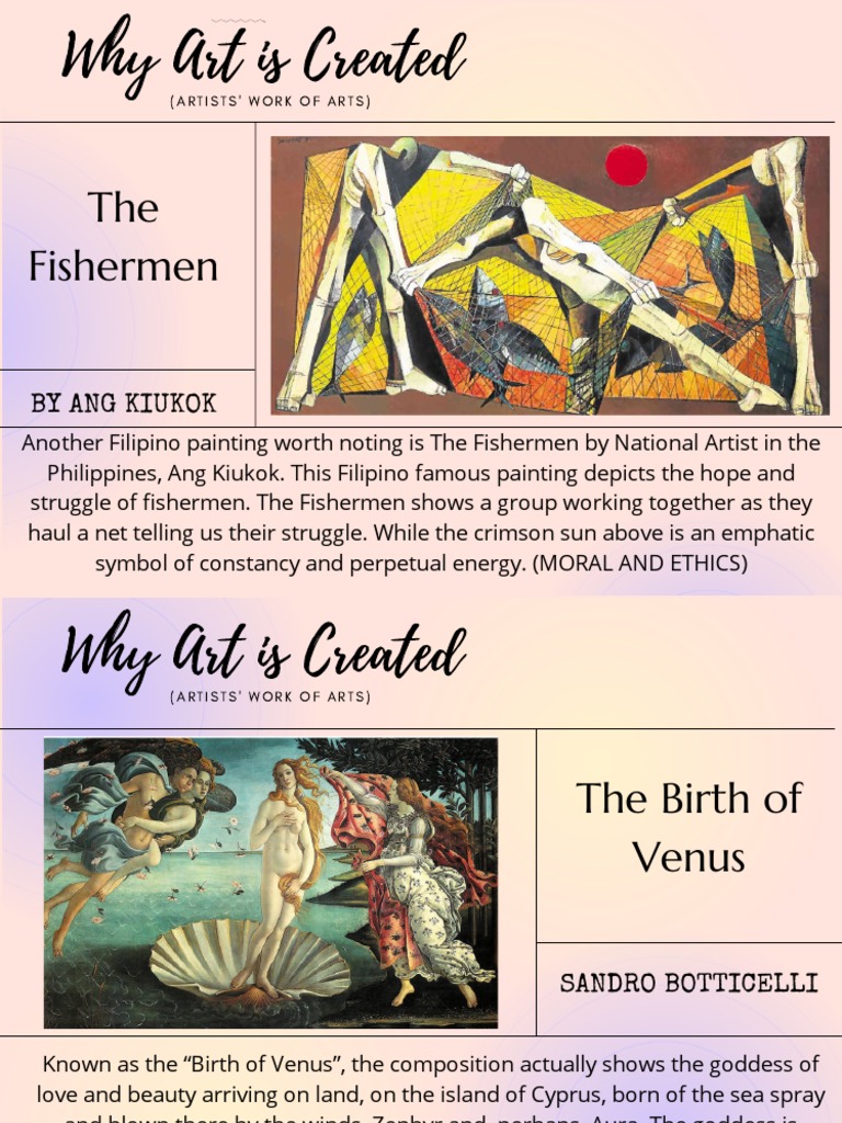 Why Art Is Created The Fishermen PDF