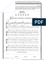 Apache by - Digital Sheet Music For Guitar TAB - Download & Print HX.284855 - Sheet Music Plus1