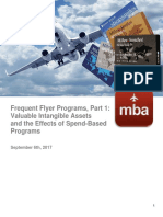 Frequent Flyer Programs, Part 1: Valuable Intangible Assets and The Effects of Spend-Based Programs