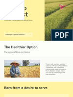Yellow and White Clean Pastel Farming Business Plan Visual Charts Presentation