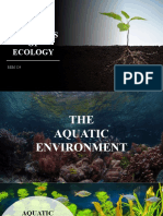 Principles of Aquatic Ecosystems
