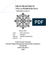 Laporan Praktikum Algo P13 (205410080) - Iron Astrawan