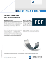 Serviceinformation Serviceinformation: Sputter Bearings