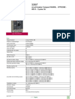 Product Data Sheet: Circuit Breaker Compact NS400L - STR23SE - 400 A - 3 Poles 3d