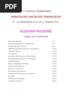 Download Blood Bank Procedures by ahalimyousef SN5302420 doc pdf