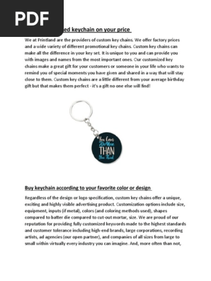 Best Personalized Keychain on Your Price