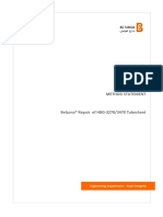 Method Statement: Engineering Department - Asset Integrity