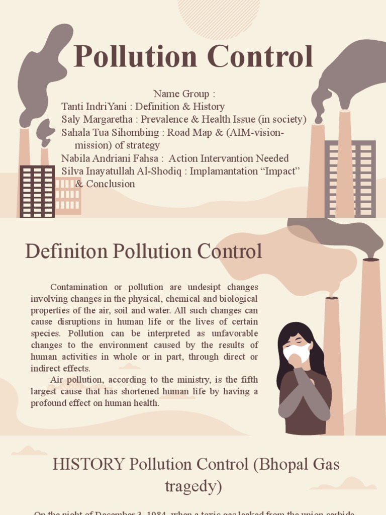 Pollution Control Kel 5 | PDF | Atmosphere Of Earth | Sustainability