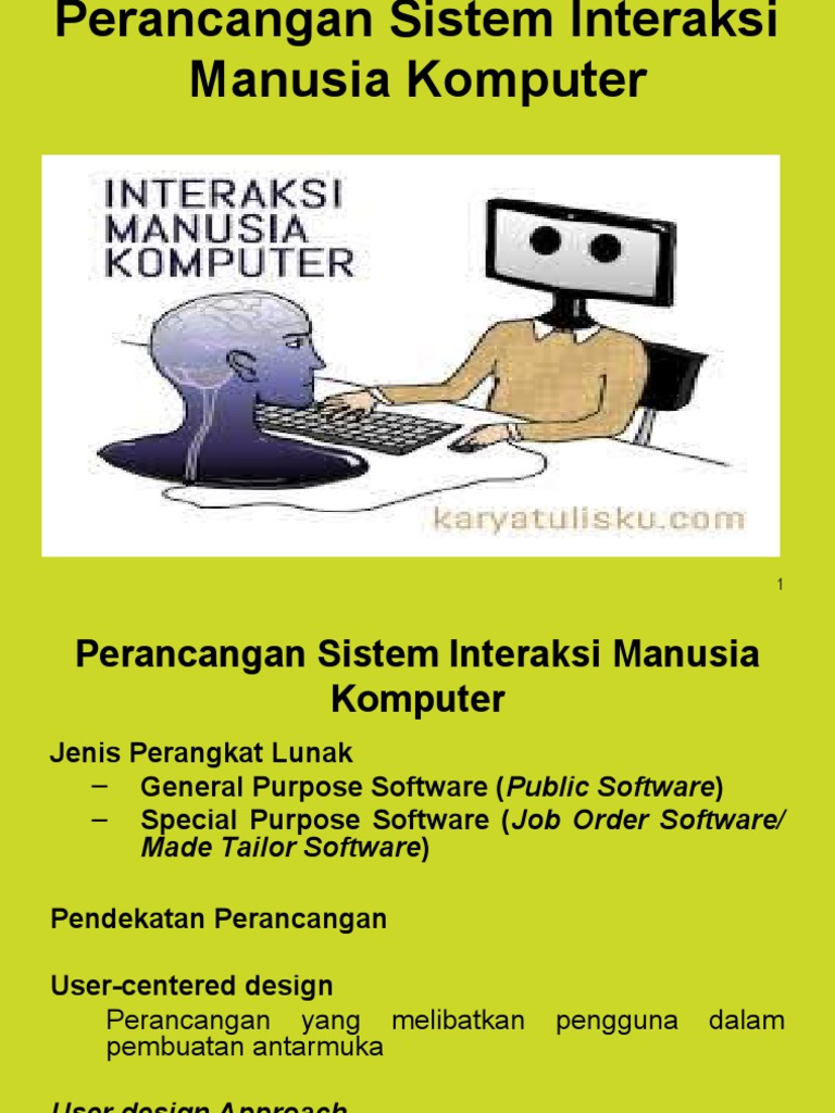 Perancangan Step by STep IMK | PDF