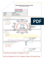 DFCCIL Mech 2021 Exe & JM Keys by @truly - Engineers