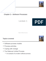 1 Chapter 2 Software Processes