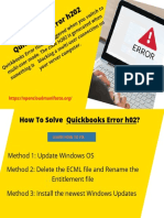 How To Fix Quickbooks Error h202?