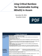 Streamlining Critical Bamboo Dynamics For Sustainable Scaling (Scribdass) in Assam