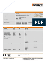BauderPIR SF - Produktdatenblatt 40190000 - 0921 - RO RO