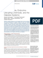 Gut Microbiota, Endocrine-Disrupting Chemicals, and The Diabetes Epidemic