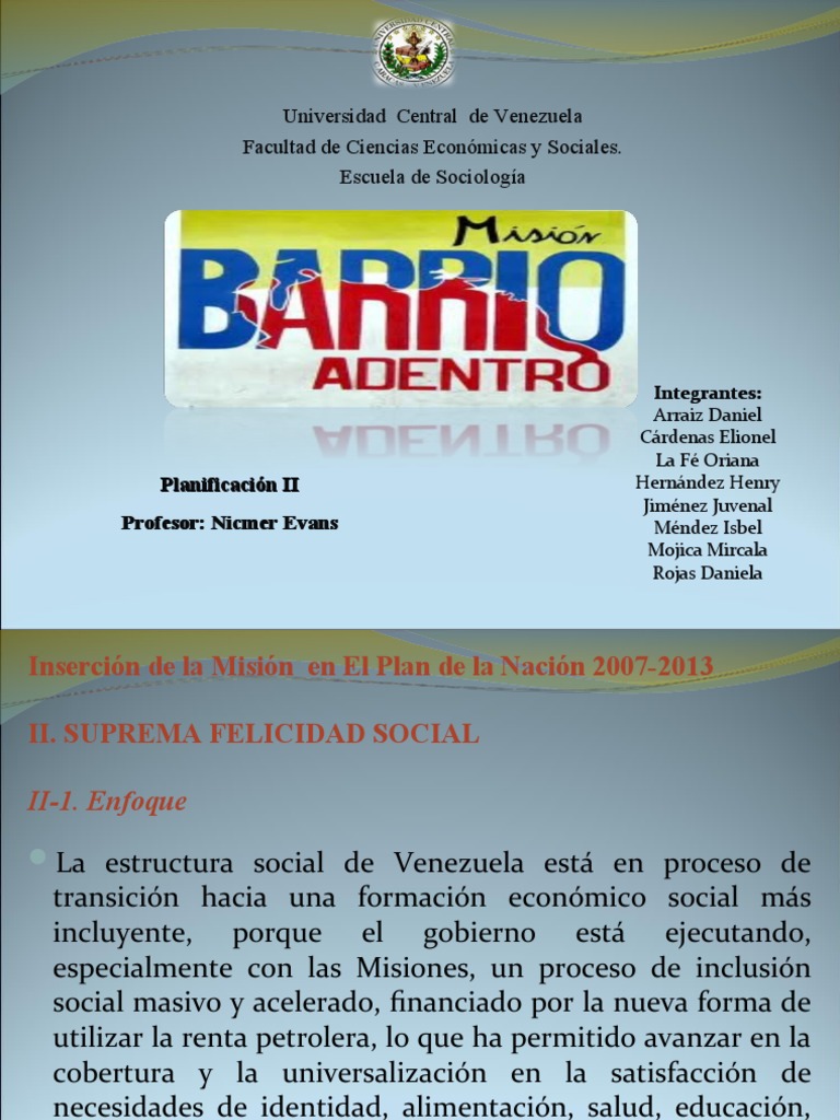 Misión Barrio Adentro